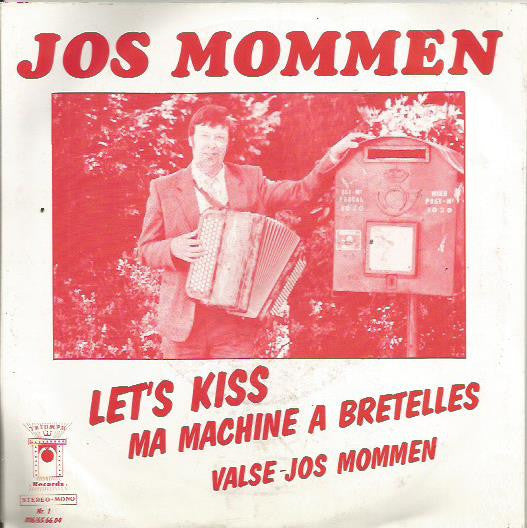 Jos Mommen - Let's Kis Vinyl Singles Vinyl Very Good (VG) <br> Hoes Good Plus (G+)