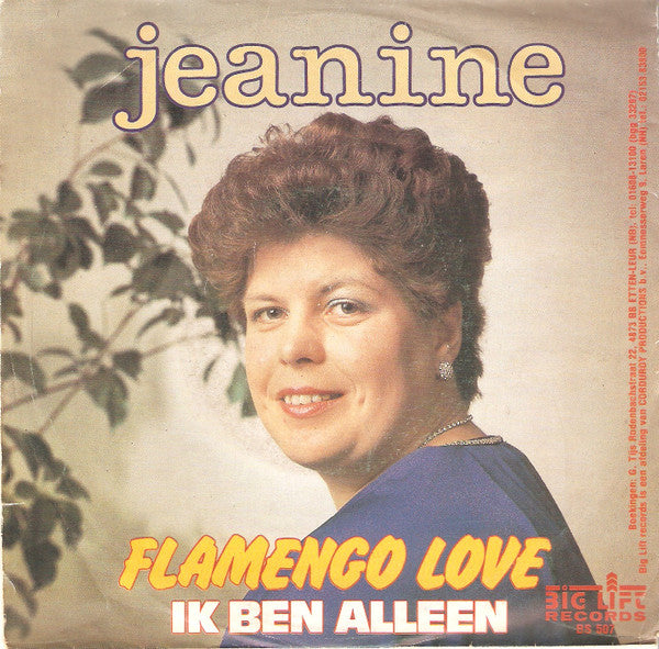 Jeanine - Flamengo Love Vinyl Singles Vinyl Very Good (VG) <br> Hoes Good Plus (G+)