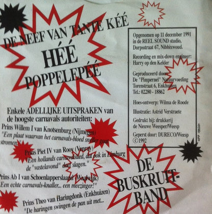 Meester Pluim En De Buskruitband - De Neef Van Tante Kee Vinyl Singles Vinyl Very Good (VG) <br> Hoes Good Plus (G+)