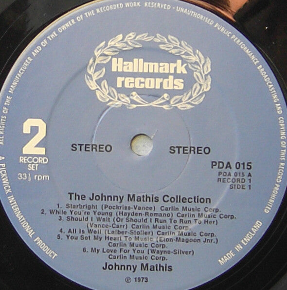 Johnny Mathis - The Johnny Mathis Collection (LP) 49385 Vinyl LP VINYLSINGLES.NL