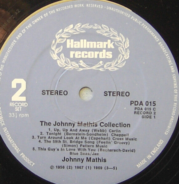 Johnny Mathis - The Johnny Mathis Collection (LP) 49385 Vinyl LP VINYLSINGLES.NL