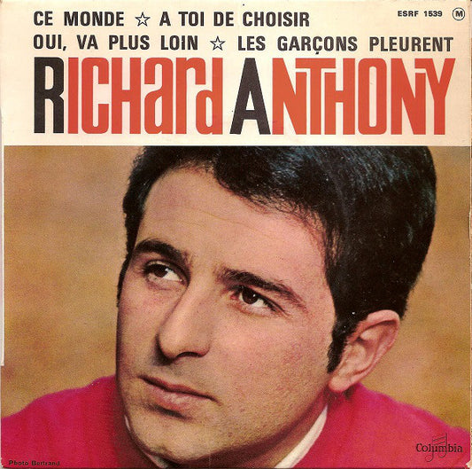 Richard Anthony - Ce Monde (EP) 24263 Vinyl Singles EP Goede Staat