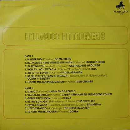 Various - Hollandse Hittroeven 3 (LP) 49143 Vinyl LP VINYLSINGLES.NL