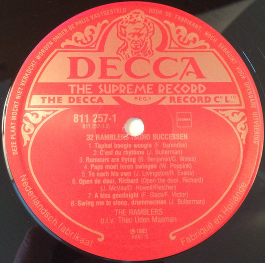 Ramblers - 32 Ramblers Radio-Successen Uit De Jaren '40 En '50 (LP)