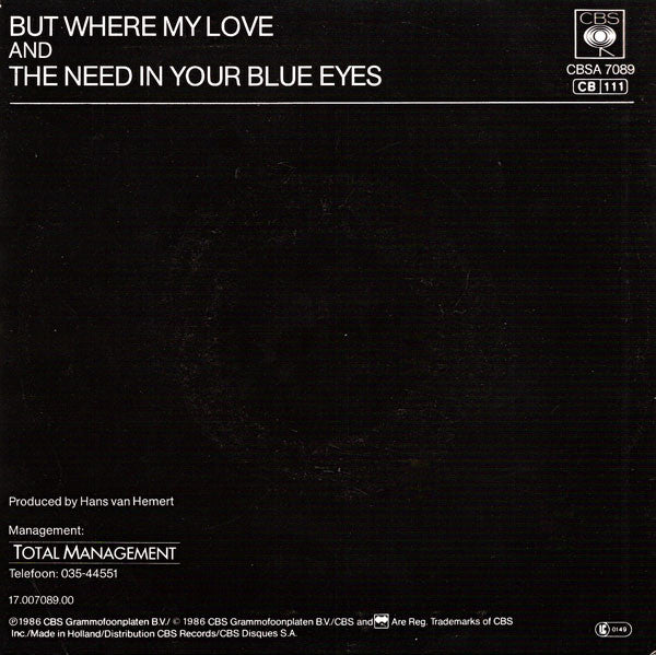 René Shuman - But Where My Love 29745 Vinyl Singles Goede Staat