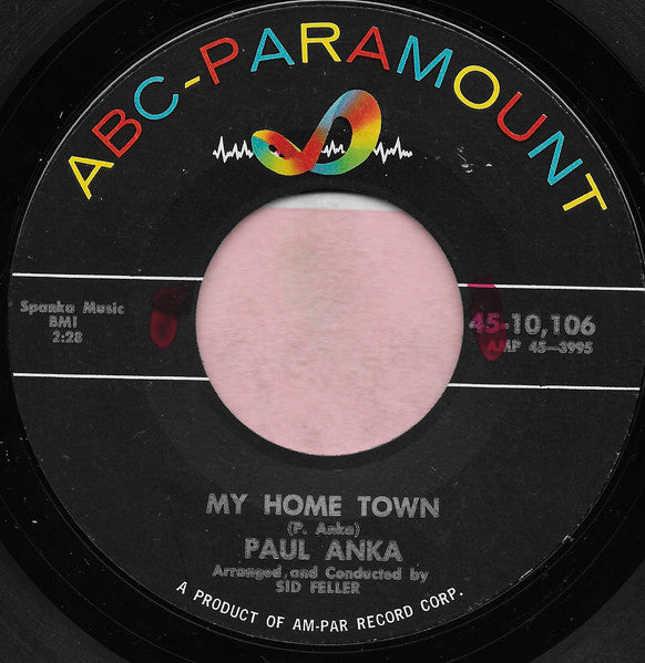 Paul Anka - My Home Town 14302 Vinyl Singles VINYLSINGLES.NL