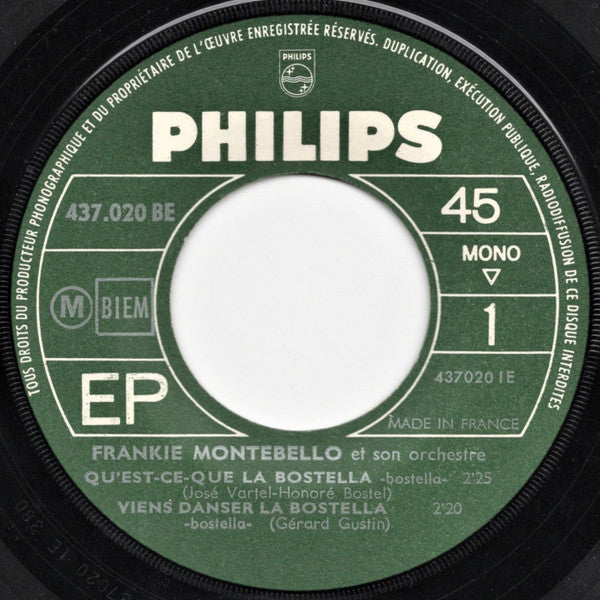 Frankie Montebello - Qu'est que La Bostella (EP) 13787 Vinyl Singles EP Goede Staat