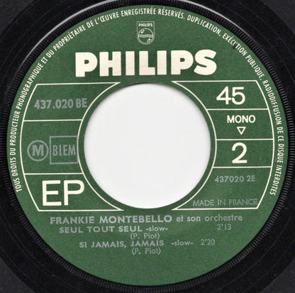 Frankie Montebello - Qu'est que La Bostella (EP) Vinyl Singles EP VINYLSINGLES.NL