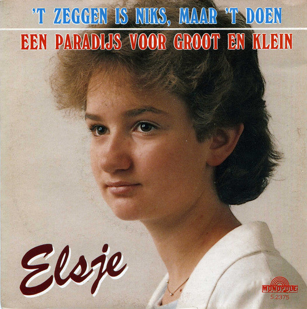 Elsje - Een Paradijs Voor Groot En Klein 03118 Vinyl Singles Goede Staat