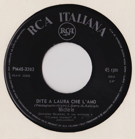 Michele - Dite A Laura Che L'Amo