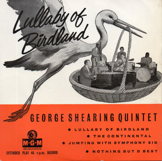 George Shearing Quintet - Lullaby Of Birdland (EP) 18514 Vinyl Singles EP Goede Staat