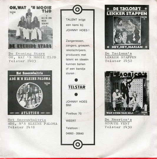 Bobby Prins En The Sound Express - Sancta Maria 41929 Vinyl Singles Vinyl Goed / Hoesje Slecht "VINYLSINGLES.NL"