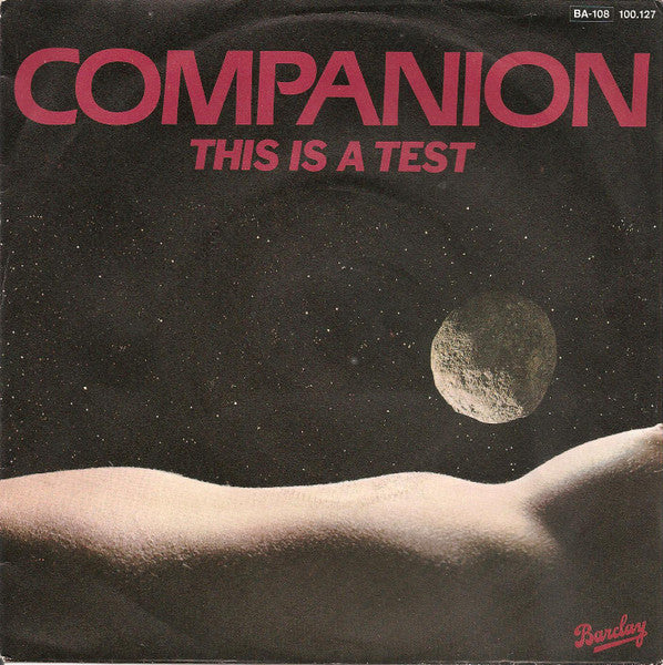 Companion - This Is A Test Vinyl Singles VINYLSINGLES.NL
