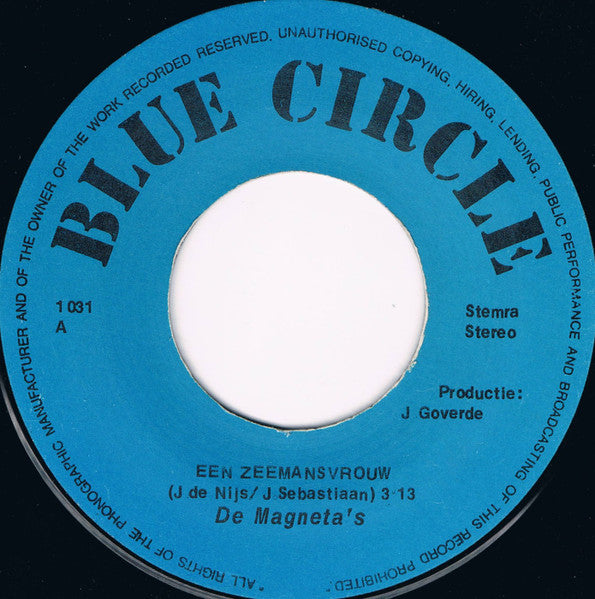 Magneta's - Een Zeemansvrouw 14865 Vinyl Singles VINYLSINGLES.NL