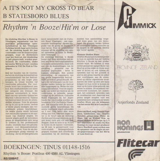 Draften Blues - It's Not My Cross To Bear