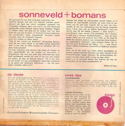 Sonneveld + Bomans - Premieplaat 1962 29293 Vinyl Singles Goede Staat