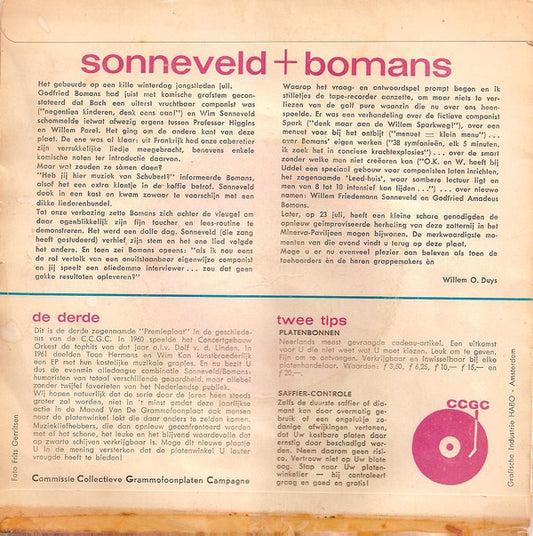 Sonneveld + Bomans - Premieplaat 1962 43376