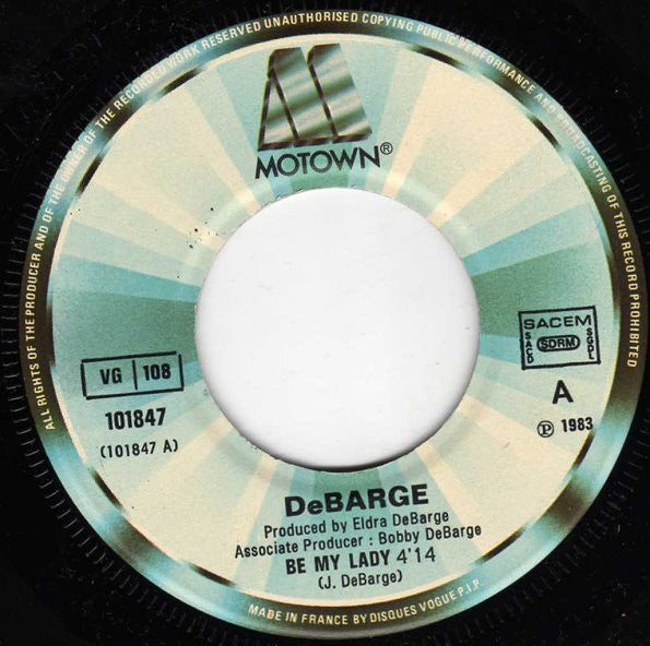 DeBarge - Be My Lady 21456 Vinyl Singles Goede Staat