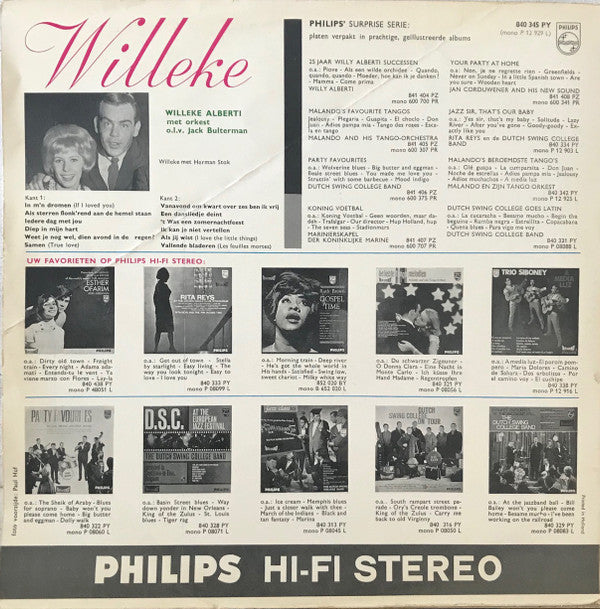 Willeke Alberti - Willeke (LP) 46167 Vinyl LP VINYLSINGLES.NL