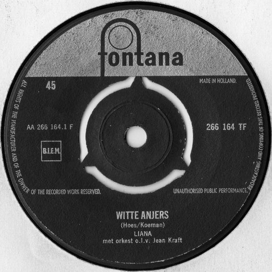 Liana - Witte Anjers 28851 Vinyl Singles Goede Staat