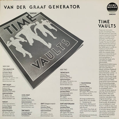 Van Der Graaf Generator - Time Vaults (LP) 46148 Vinyl LP Goede Staat