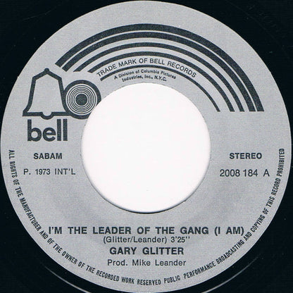 Gary Glitter - I'm The Leader Of The Gang (I Am!) 08411 Vinyl Singles Goede Staat