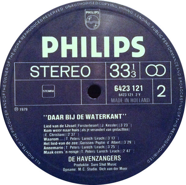 Havenzangers - Daar Bij De Waterkant (LP) 48847 Vinyl LP Goede Staat