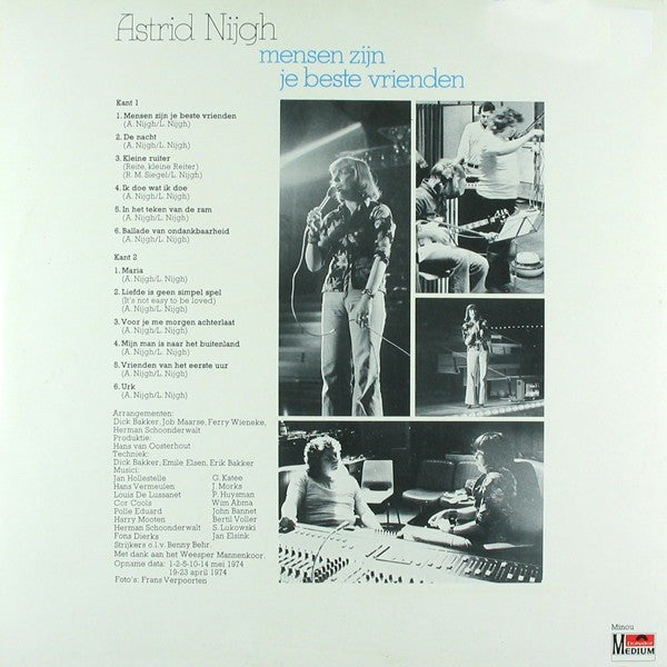 Astrid Nijgh - Mensen Zijn Je Beste Vrienden (LP) 49039 Vinyl LP VINYLSINGLES.NL