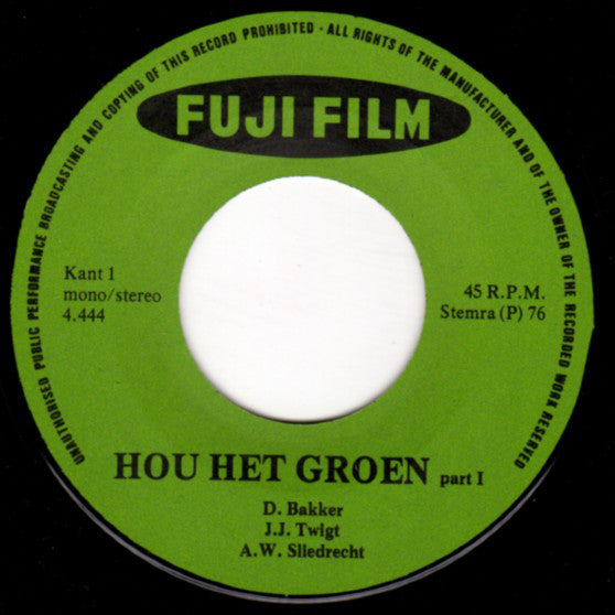 Unknown Artist - Hou 't Groen Vinyl Singles VINYLSINGLES.NL