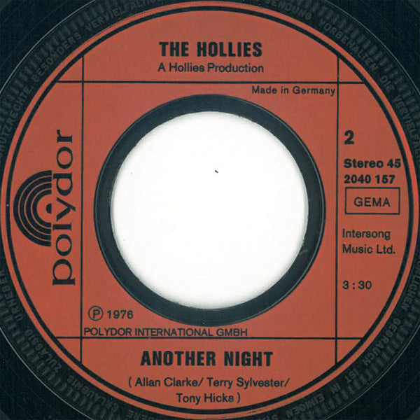 Hollies - Daddy Don't Mind Vinyl Singles Vinyl Very Good (VG) <br> Hoes Good Plus (G+)