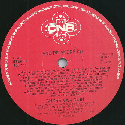 André van Duin - And're André 4 - 50 Onvergetelijke Liedjes (LP) 40283 Vinyl LP Goede Staat