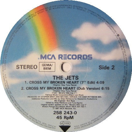 Jets - Cross My Broken Heart (Maxi-Single) Maxi-Singles VINYLSINGLES.NL