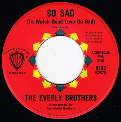 Everly Brothers - So Sad 03291 Vinyl Singles Goede Staat