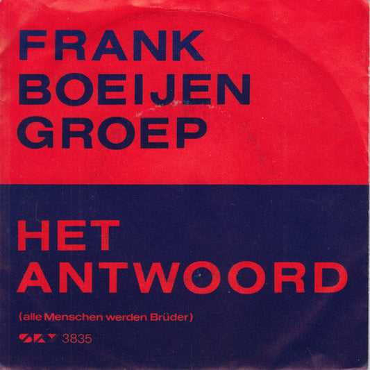 Frank Boeijen Groep - Het Antwoord 05292 Vinyl Singles Goede Staat