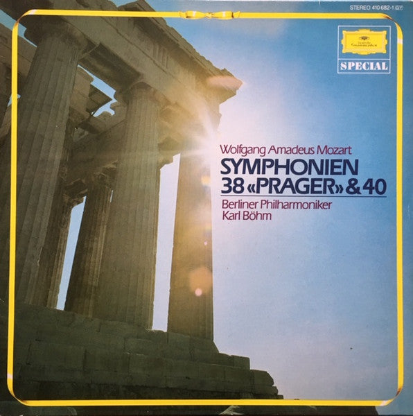 Wolfgang Amadeus Mozart - Berliner Philharmoniker, Karl Böhm - Symphonien 38 "Prager" & 40 (LP) 48700 Vinyl LP VINYLSINGLES.NL
