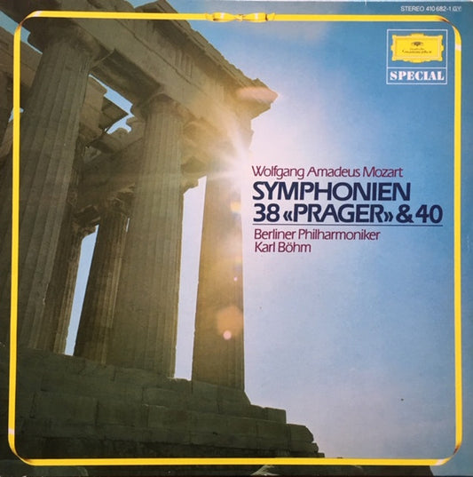 Wolfgang Amadeus Mozart - Berliner Philharmoniker, Karl Böhm - Symphonien 38 "Prager" & 40 (LP) Vinyl LP VINYLSINGLES.NL
