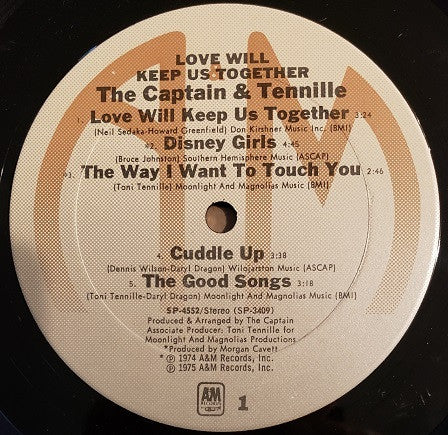 Captain & Tennille - Love Will Keep Us Together (LP) 46920 Vinyl LP Goede Staat