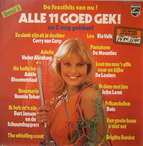 Various - Alle 11 Goed Gek! En 2 Nóg Gekker! Deel 5 (LP) 41061 Vinyl LP VINYLSINGLES.NL