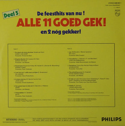 Various - Alle 11 Goed Gek! En 2 Nóg Gekker! Deel 5 (LP) 41061 Vinyl LP VINYLSINGLES.NL