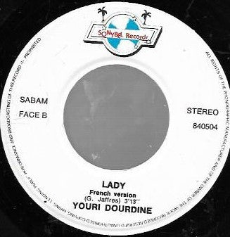 Youri Dourdine - Lady Vinyl Singles VINYLSINGLES.NL