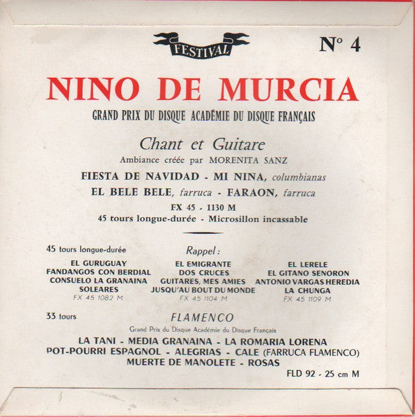 Nino De Murcia, Paco Espinosa - Flamenco (EP) 14220 Vinyl Singles EP VINYLSINGLES.NL