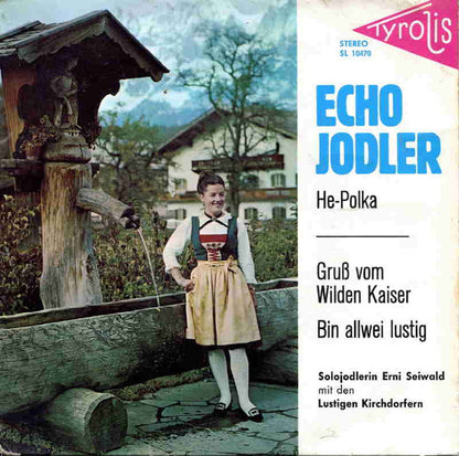 Erni Seiwald mit den Lustigen Kirchdorfern - Echo Jodler (EP) 28806 Vinyl Singles EP VINYLSINGLES.NL