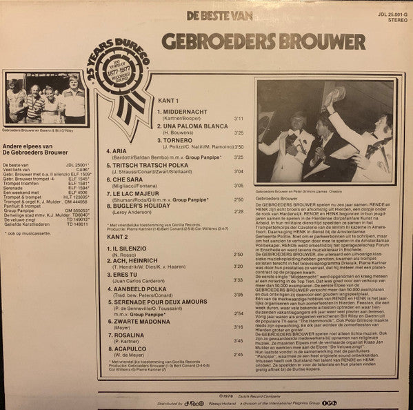 Gebroeders Brouwer - De Beste van Gebroeders Brouwer (LP) 46626 46906 Vinyl LP Goede Staat