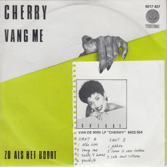 Cherry - Vang Me 33486 Vinyl Singles Vinyl Zeer Goed / Hoesje Goed "VINYLSINGLES.NL"