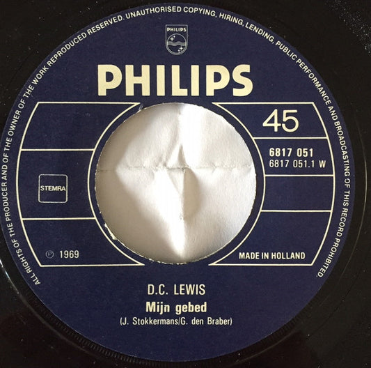 D.C. Lewis, Louis Neefs - Mijn Gebed / Margrietje 16351 Vinyl Singles VINYLSINGLES.NL