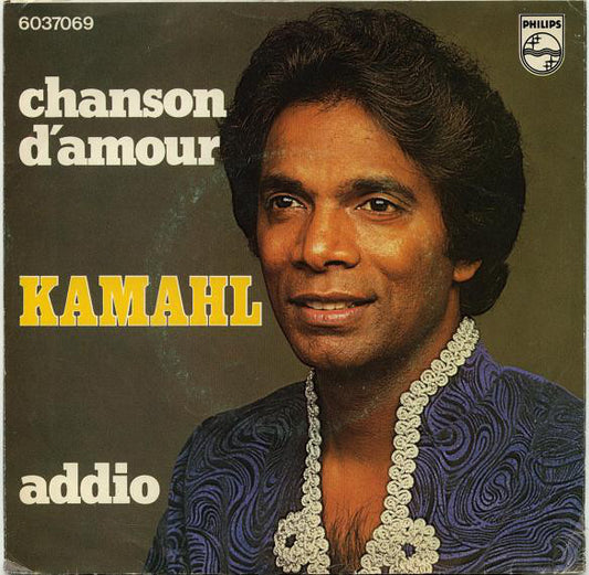 Kamahl - Chanson D Amour 41891 Vinyl Singles Vinyl Very Good (VG) <br> Hoes Good Plus (G+)
