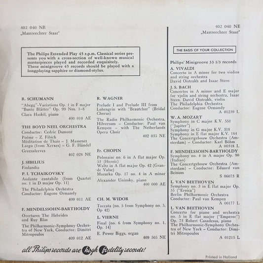 Mastreechter Staar - Stille Nacht Heilige Nach 18611 Vinyl Singles EP Vinyl Zeer Goed / Hoesje Goed "VINYLSINGLES.NL"