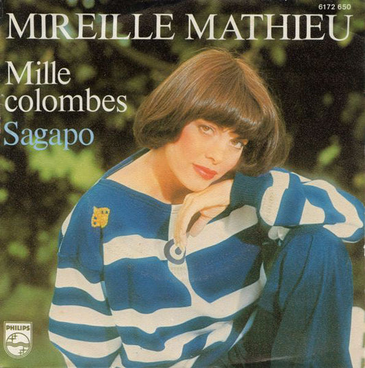 Mireille Mathieu - Mille Colombes 04596 Vinyl Singles Goede Staat