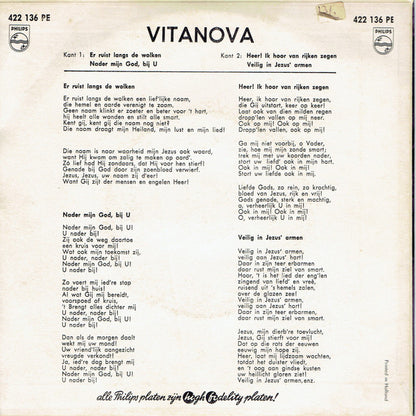Vitanova - Er Ruist Langs De Wolken (EP) 18766 18768 Vinyl Singles EP VINYLSINGLES.NL