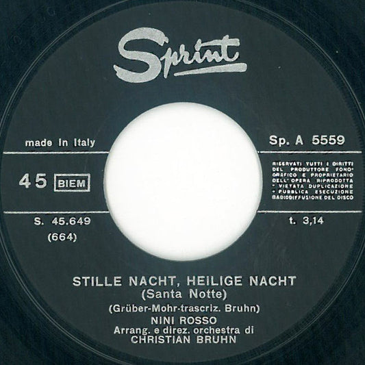 More images Nini Rosso - Stille Nacht Vinyl Singles Vinyl Zeer Goed / Hoesje Goed "VINYLSINGLES.NL"